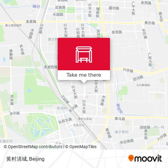 黄村清城 map