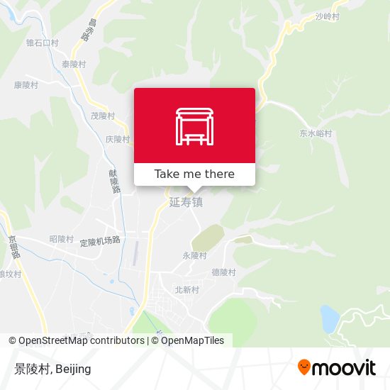 景陵村 map