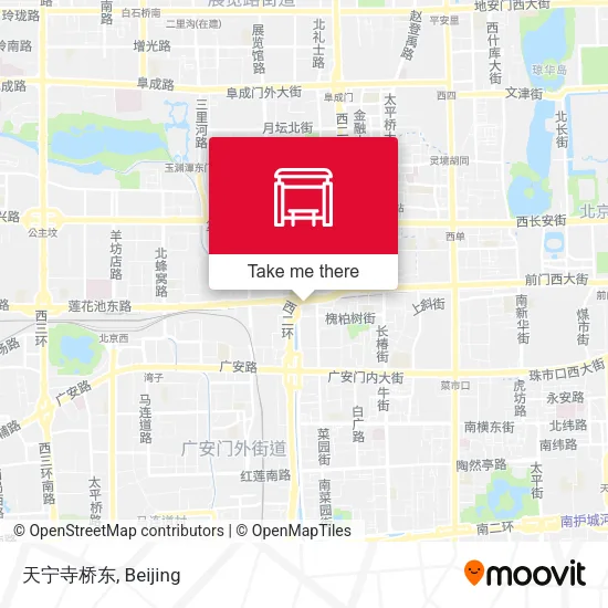 天宁寺桥东 map