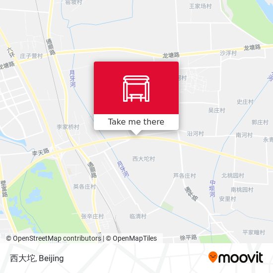 西大坨 map