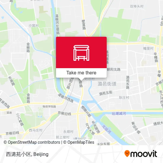 西潞苑小区 map