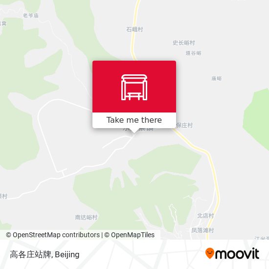 高各庄站牌 map