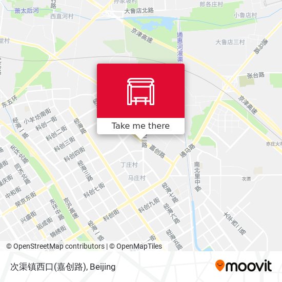 次渠镇西口(嘉创路) map