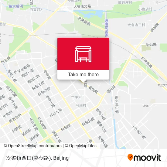 次渠镇西口(嘉创路) map