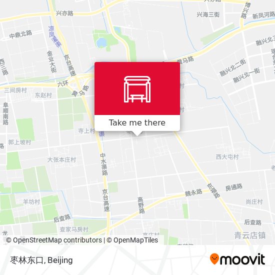 枣林东口 map