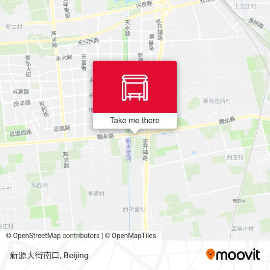 新源大街南口 map
