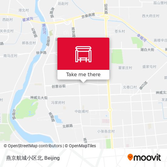燕京航城小区北 map