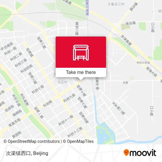 次渠镇西口 map