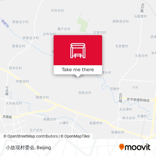 小故现村委会 map
