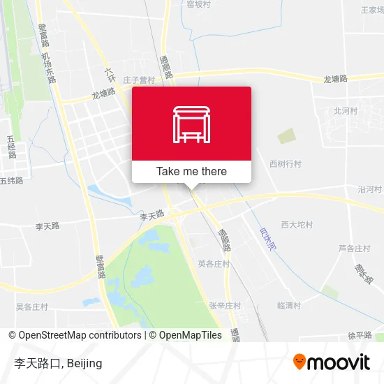 李天路口 map
