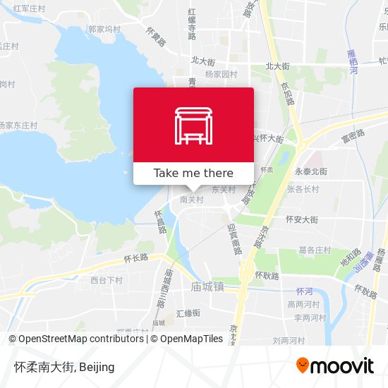 怀柔南大街 map