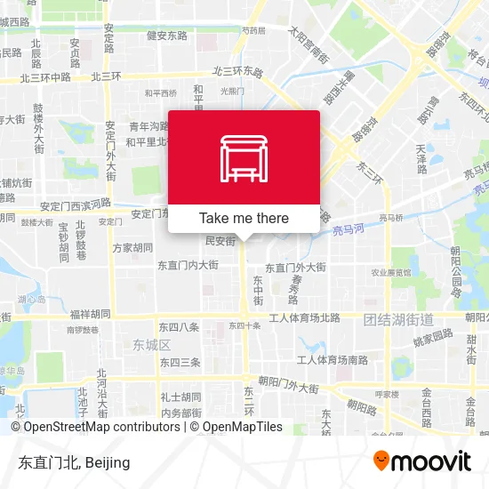 东直门北 map