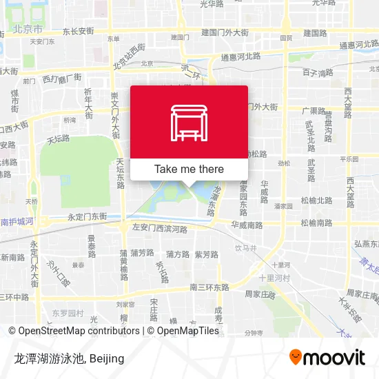 龙潭湖游泳池 map