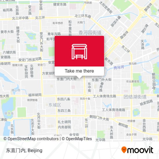 东直门内 map