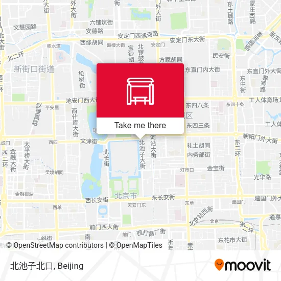 北池子北口 map