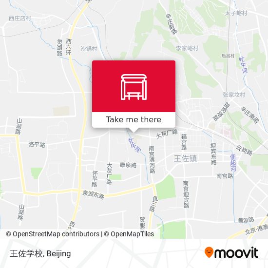 王佐学校 map