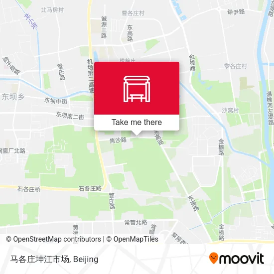 马各庄坤江市场 map