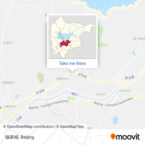 穆家峪 map