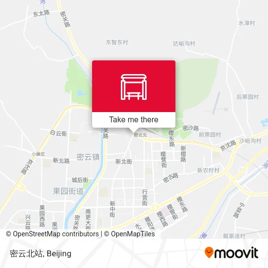 密云北站 map