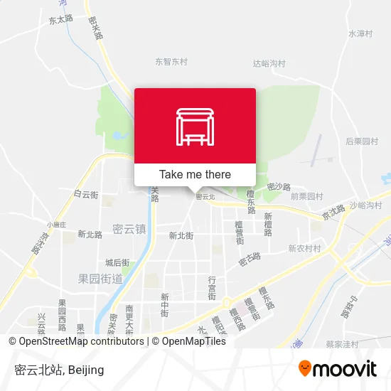密云北站 map