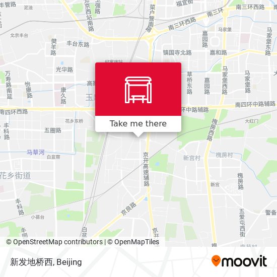 新发地桥西 map