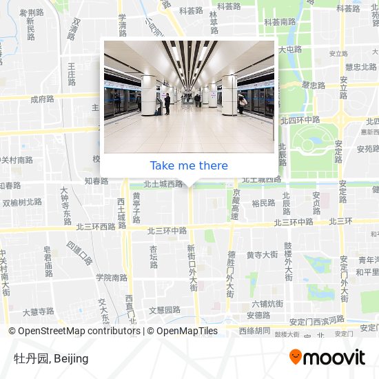 牡丹园 map