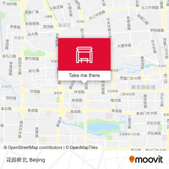 花园桥北 map