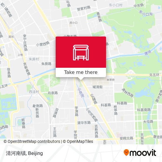 清河南镇 map