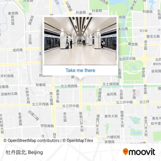 牡丹园北 map