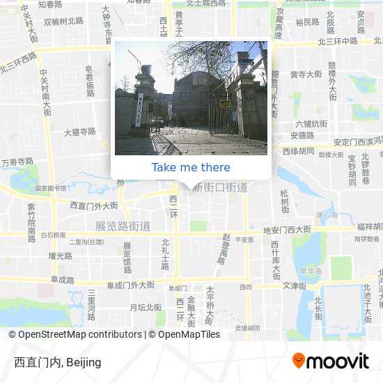 西直门内 map