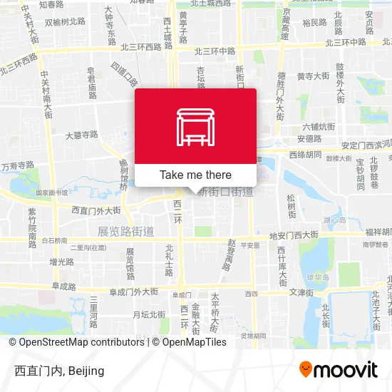 西直门内 map