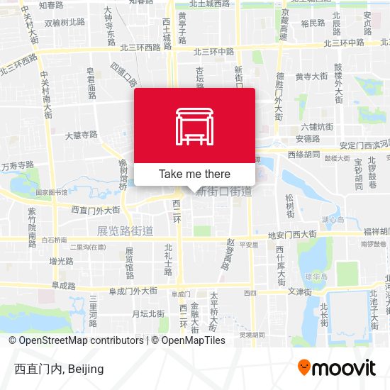 西直门内 map
