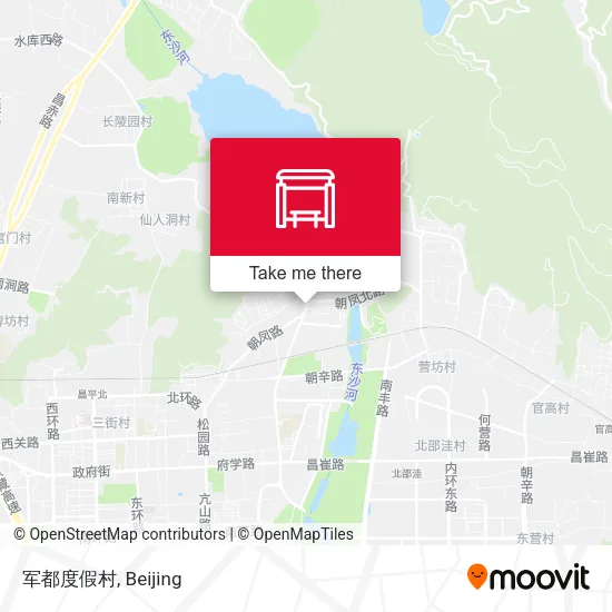 军都度假村 map