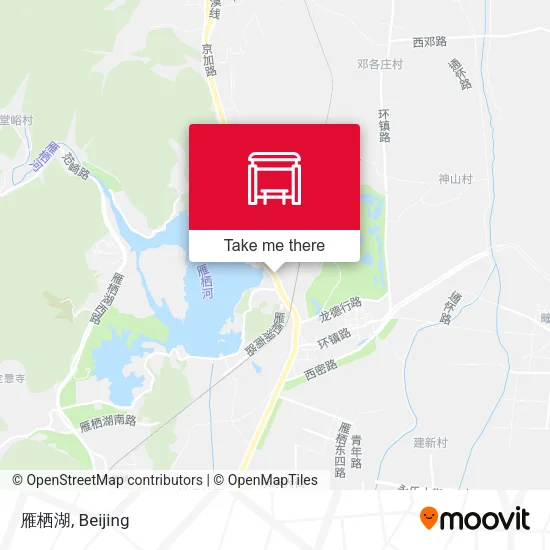 雁栖湖 map