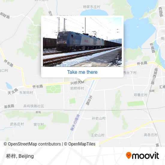 桥梓 map