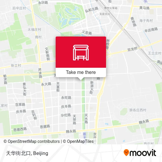 天华街北口 map