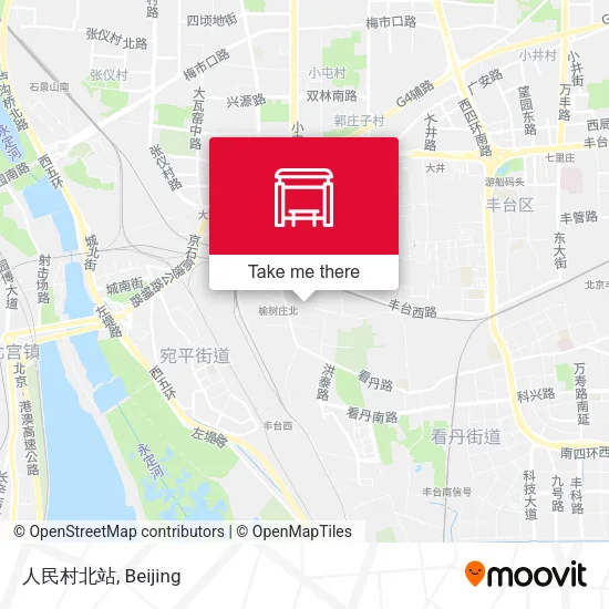 人民村北站 map