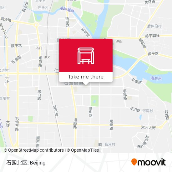 石园北区 map