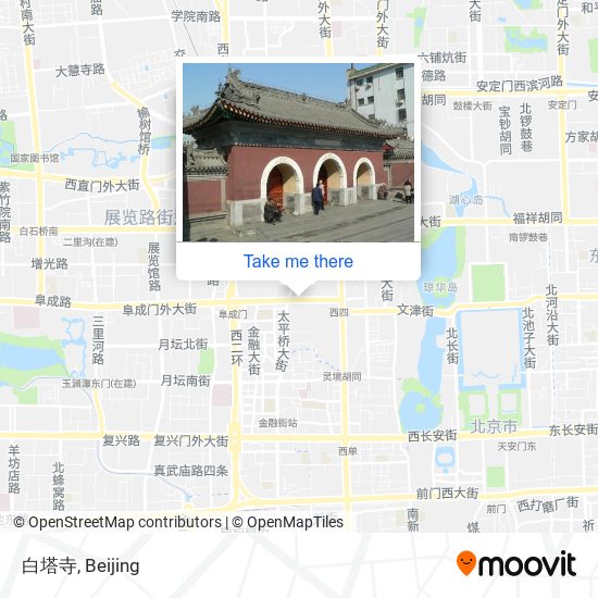 白塔寺 map