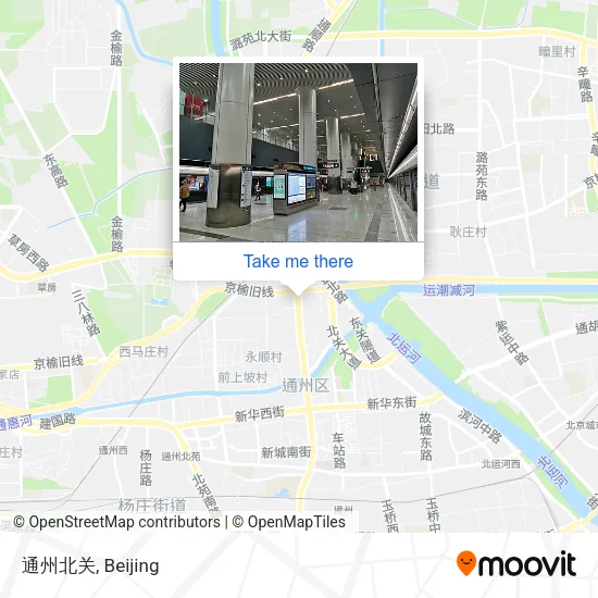 通州北关 map