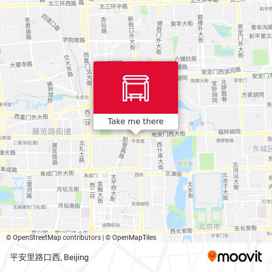 平安里路口西 map