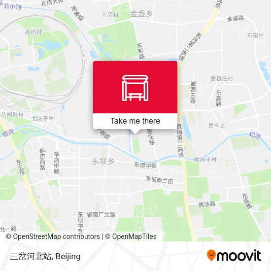 三岔河北站 map