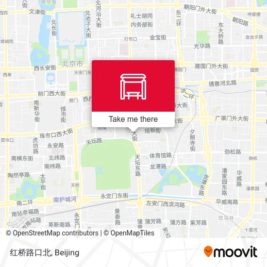 红桥路口北 map