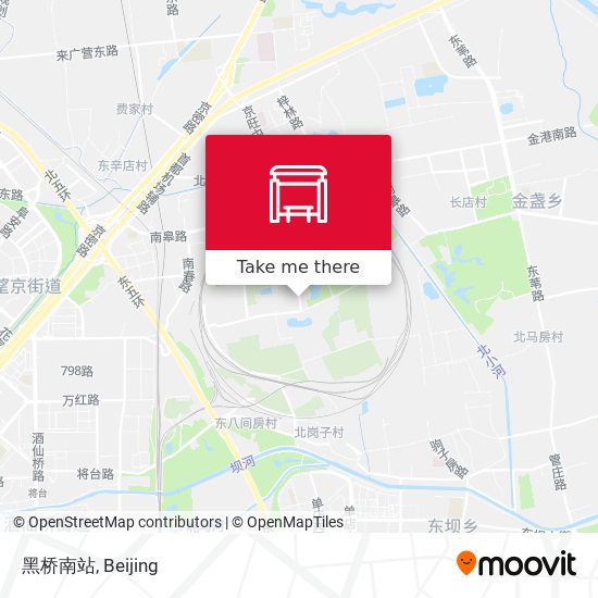 黑桥南站 map