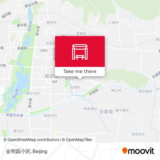 金明园小区 map