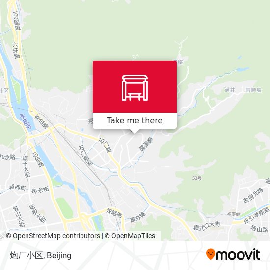 炮厂小区 map