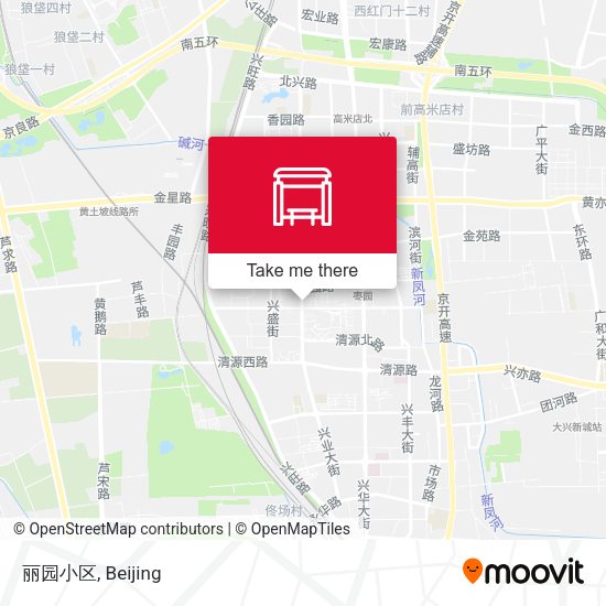 丽园小区 map