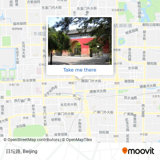 日坛路 map