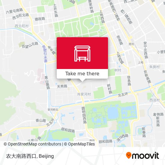 农大南路西口 map