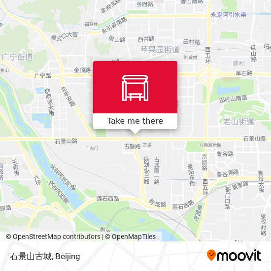 石景山古城 map